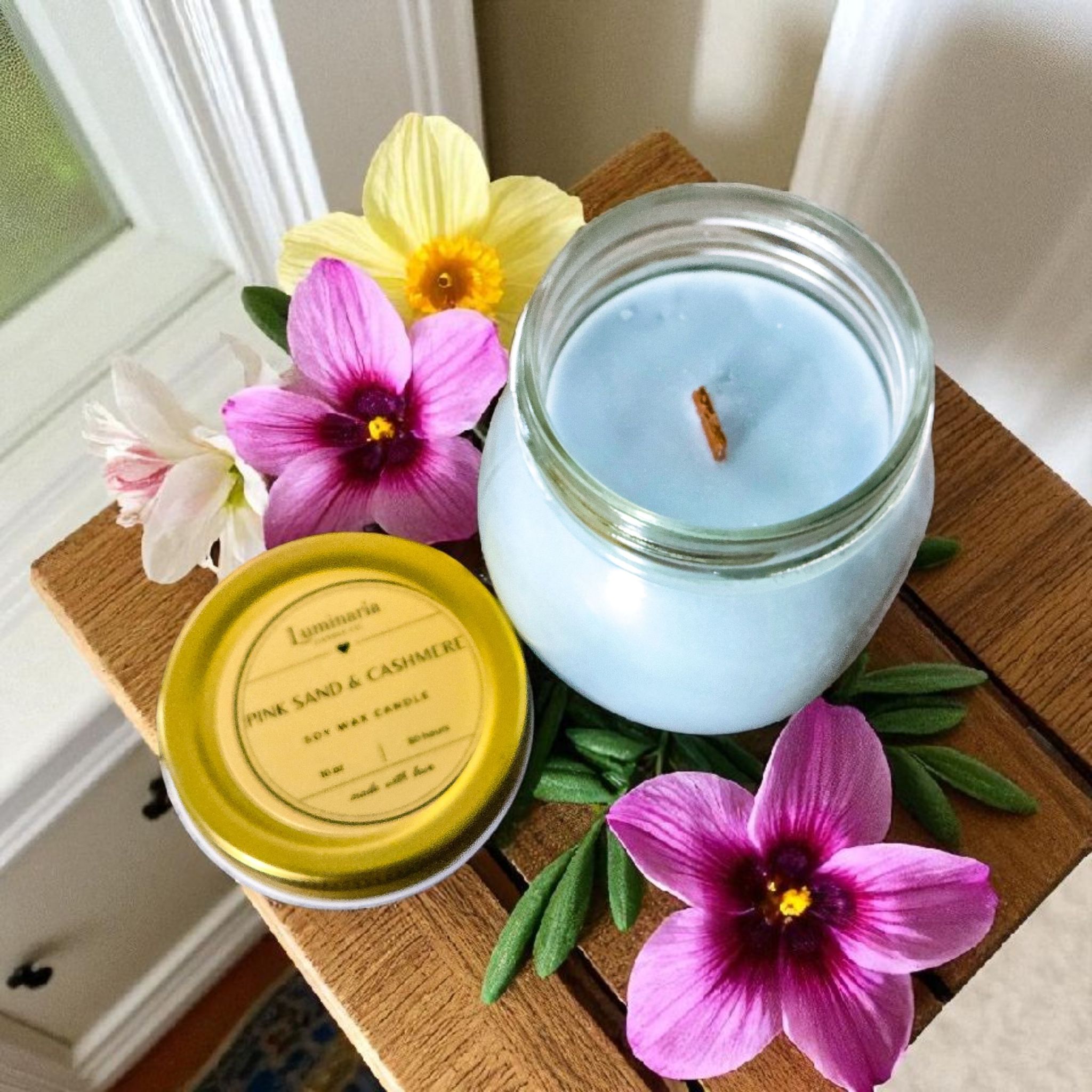 illuminaria candle tobacco and cedarwood Cedar + Texas cedarwood and tobacco are softened with notes of ginger rose Tobacco & Bay Leaf Black
